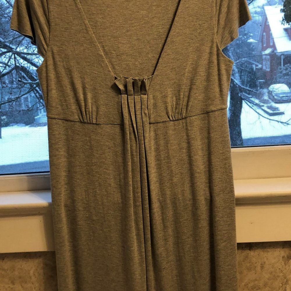 J. Crew Oatmeal-Colored Low-Cut Dress, size S
